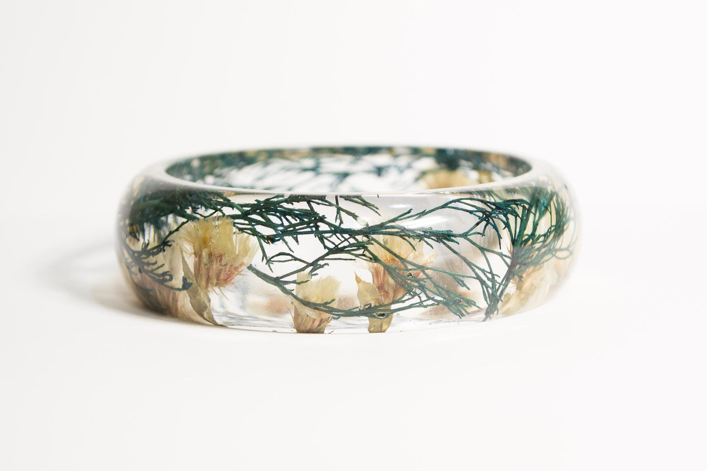 Real flower bracelet, nature plant bracelet, nature inspired bracelet, flower bangle, flower jewelry, plant mom gift, gift for her